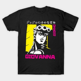 Giorno JJBA Anime Fanart T-Shirt